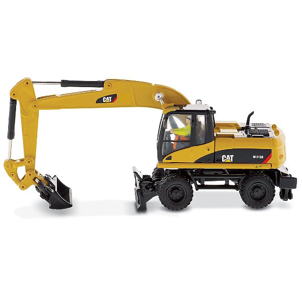Miniatura Caterpillar 1/87 Escavadeira De Rodas M318D Diecast Masters