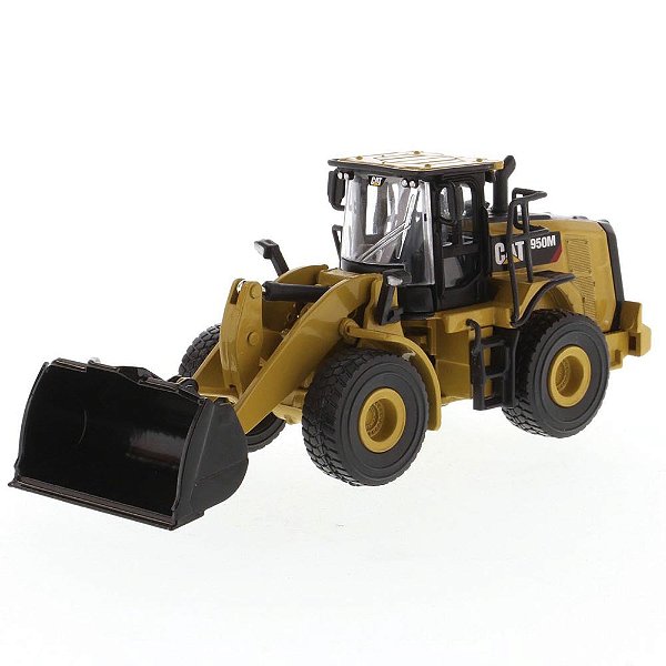 Miniatura Retro Escavadeira Caterpillar 1/64 950M Diecast Masters