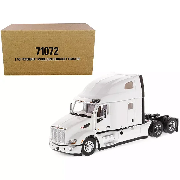 Miniatura 1/50 Caminhão Peterbilt 579 Ultraloft With Sleeper Diecast Masters