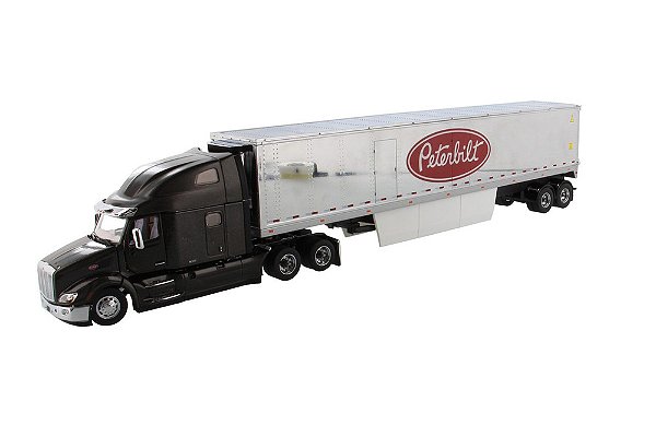 Miniatura Caminhão Reboque Refrigerado 1/50 Peterbilt 579 Ultraloft Diecast Masters
