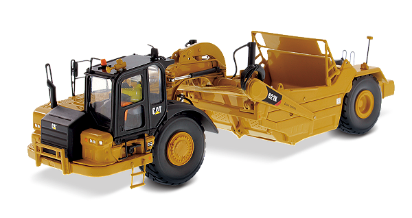 Miniatura Caterpillar Trator Scraper 621K escala 1/50 DIecast Masters
