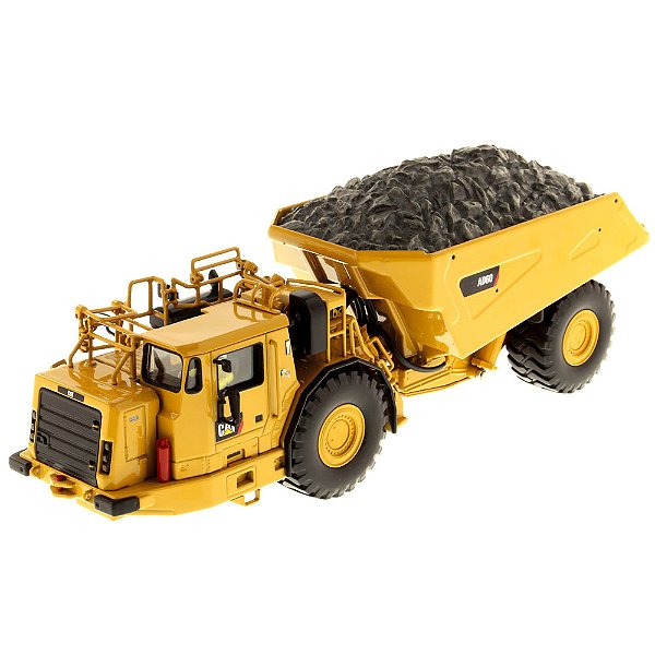 Miniatura Caminhão Subterrâneo Articulado Caterpillar AD60 1/50 Diecast Masters