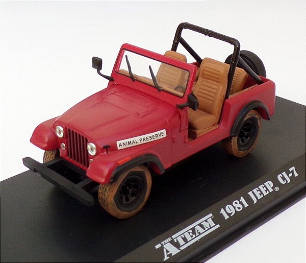 Miniatura Jeep CJ-7 Greenlight The A Team 1981 1/43