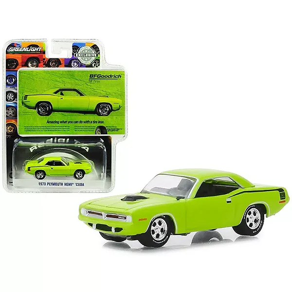 Miniatura Plymouth HEMI Cuda 1970 Greenlight 1/64
