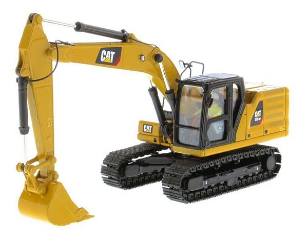 Miniatura Escavadeira Hidráulica Caterpillar 320GC 1/50 Diecast Masters