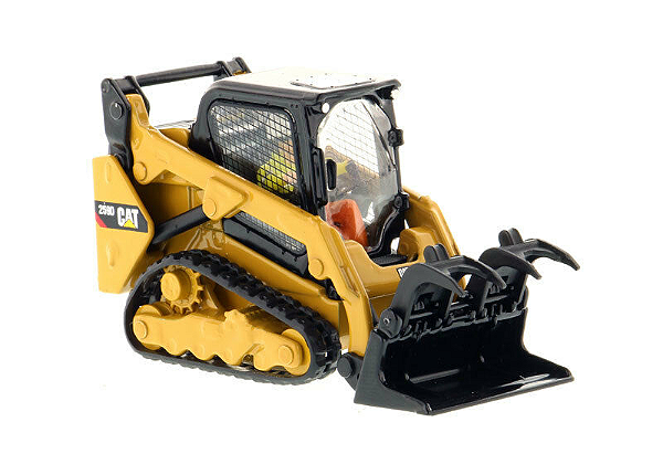 Miniatura Bobcat Mini Carregadeira Caterpillar Caterpillar 259D 1/50 Diecast Masters