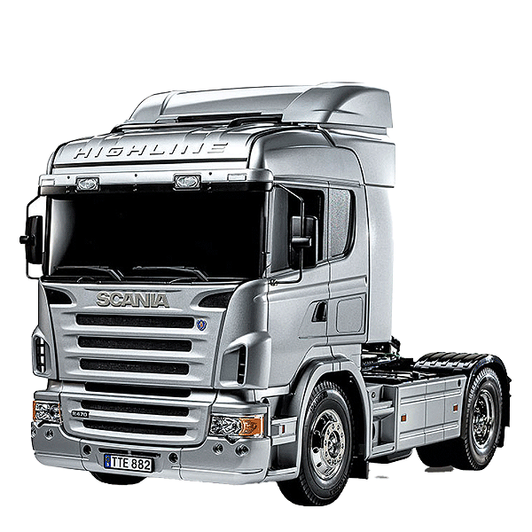Caminhão RC Tamiya Scania R470 Highline 1/14 Silver Edition
