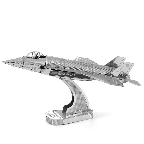 Miniatura De Montar Metal Earth Caça F35 Lightning II MMS065