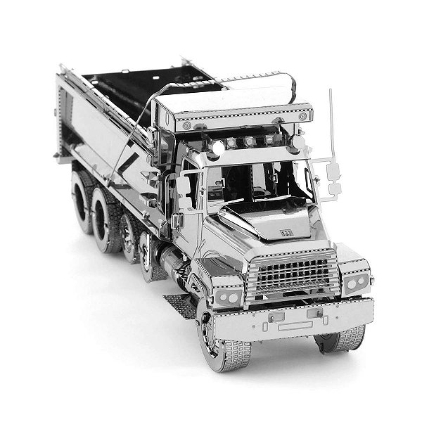 Miniatura De Montar Metal Earth Caminhão Caçamba Freightliner