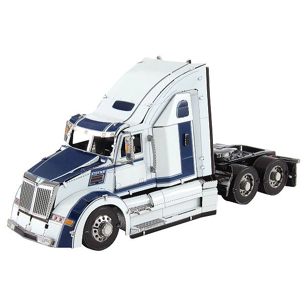 Miniatura De Montar Metal Earth Caminhão Americano Western Star 5700XE Phantom MMS177