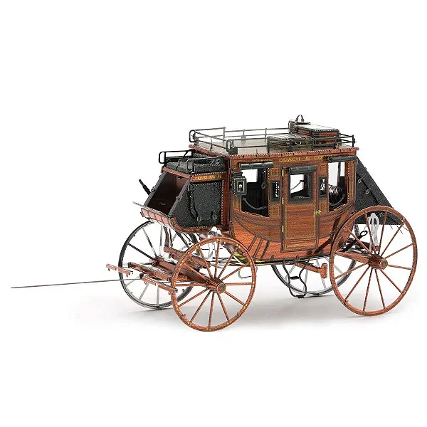 Miniatura De Montar Metal Earth Wild West Stage Coach MMS189