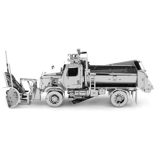 Miniatura De Montar Metal Earth Limpa Neve Freightliner 144SD MMS147