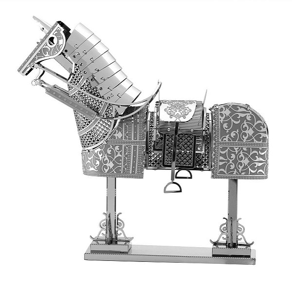 Miniatura De Montar Metal Earth Armadura De Cavalo Idade Média MMS143