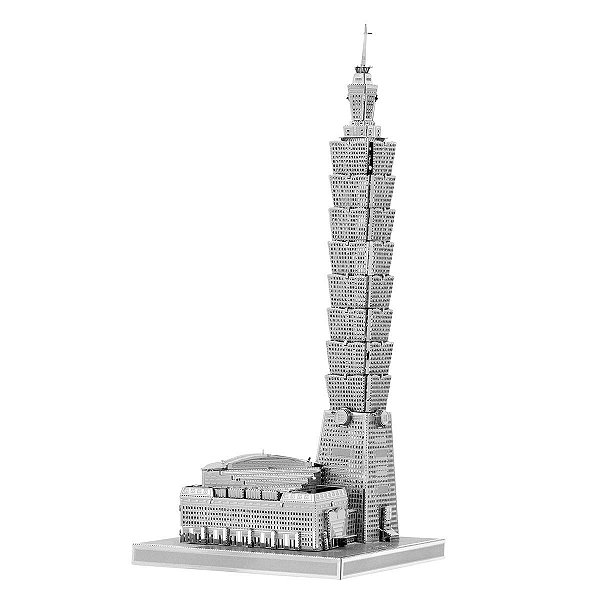 Miniatura De Montar Taipei 101 Taiwan Metal Earth Premium Series ICX007