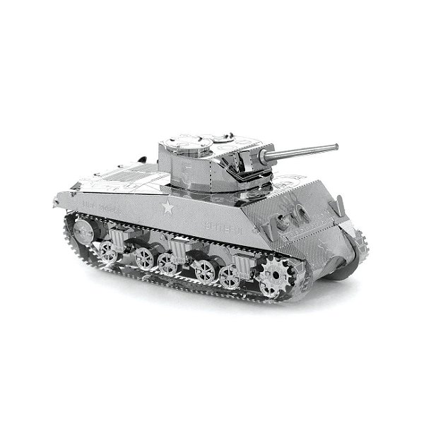 Miniatura De Montar Tanque De Guerra Metal Earth Sherman MMS204