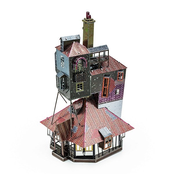 Miniatura De Montar Metal Harry Potter The Burrow In Color