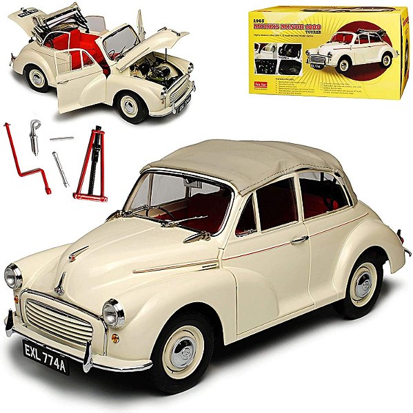 Miniatura Escala 1/12 1965 Morris Minor 1000 Tourer Sun Star