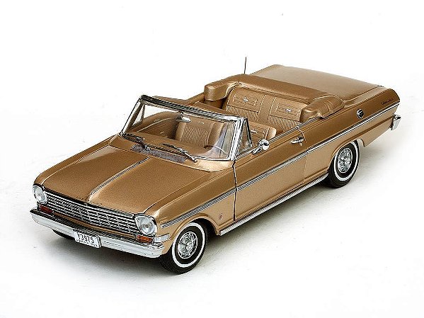 Miniatura Chevrolet Nova Conversível 1/18 1963 Sun Star