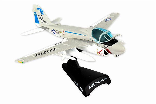 Miniatura Avião A-6 Intruder VA-52 Nightrider 1/145 Daron Worldwide Trading