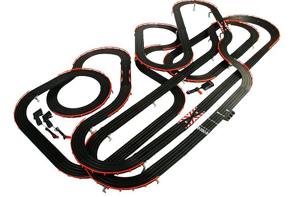 Pista De Autorama afx Giant Set Profissional Com Carros