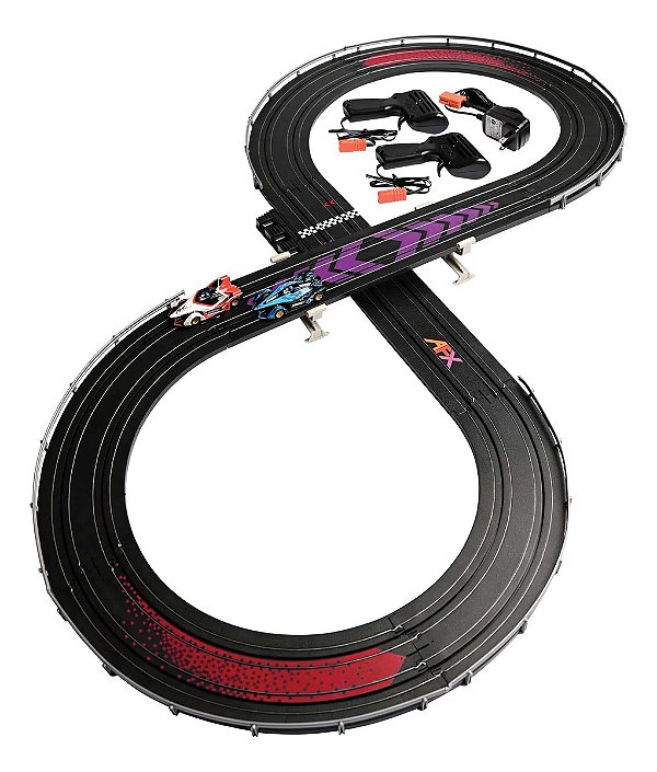 Pista De Autorama AFX Track Pack AFX21045 1/64 26 Peças Profissional