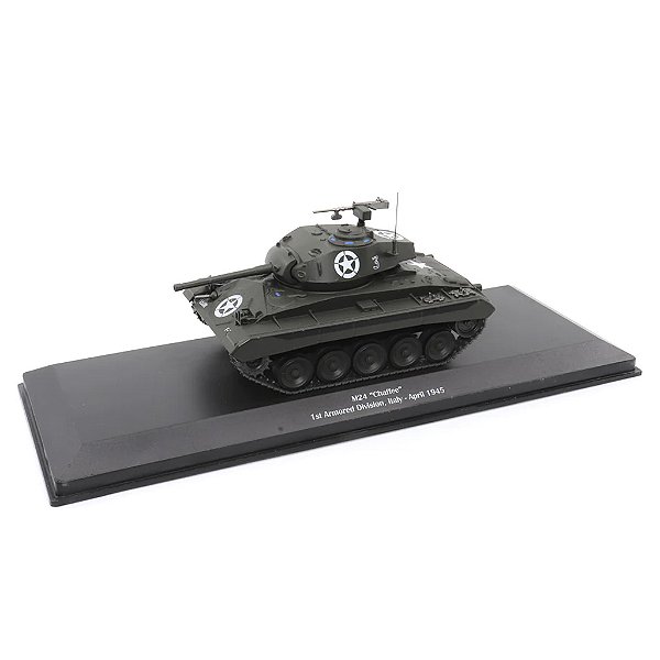 Tanque De Guerra M24 Chafee 1ST Armored Division Italy 1945 1/43 Motor City