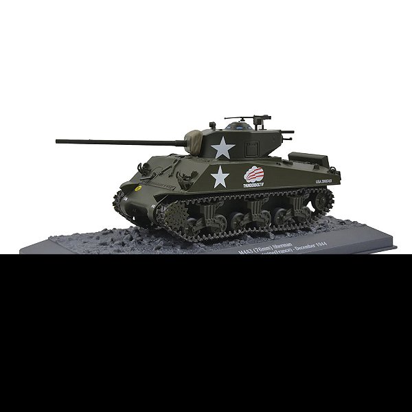 Tanque De Guerra 1944 1/43 US M4A3 Sherman Abrams Battallion