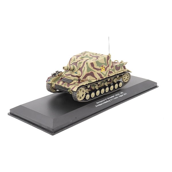 Tanque de Guerra 1/43 Francês 1944 Sturmpanzer IV BRUMMBAR