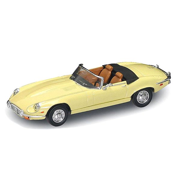 Miniatura Jaguar E-Type 1971 Escala 1/43 Amarelo