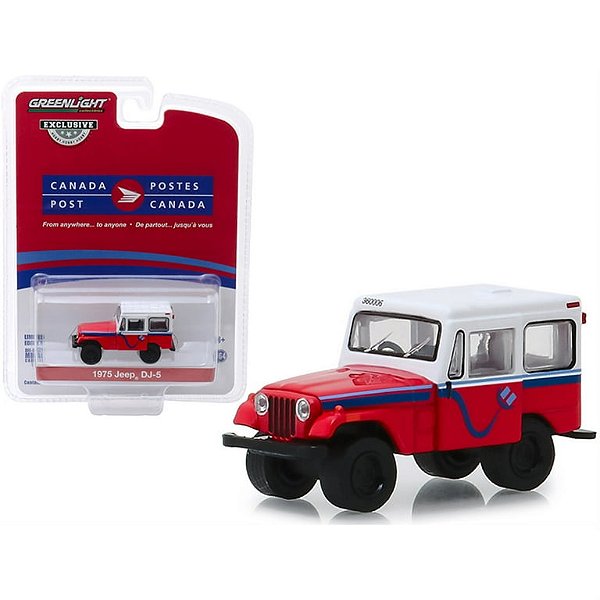 Miniatura Jeep DJ-5 1975 Canada Post 1/64 GreenLight Hobby Exclusive