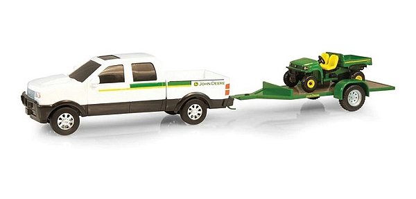 Conjunto Caminhonete John Deere Pickup Hauling Set 1/32 ERTL
