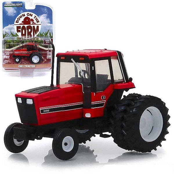 MINIATURA TRATOR CASE IH 3688 RODADO DUPLO ERTL 1/64 METAL