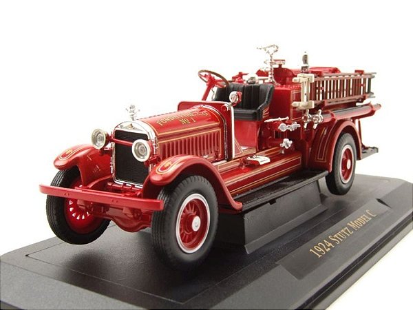 Miniatura Caminhão De Bombeiros Stutz Model C 1924 1/43 Lucky Diecast
