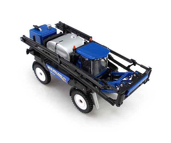 MINIATURA PULVERIZADOR AGRICOLA NEW HOLLAND SP410F 1/64 AZUL
