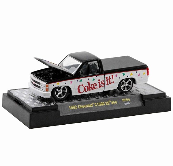 Miniatura 1/64 M2 Machines Chevrolet C1500 SS 454 Coca Cola