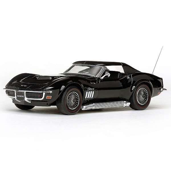Miniatura Chevrolet Corvette Coupe 1968 Preto 1/43 Vitesse