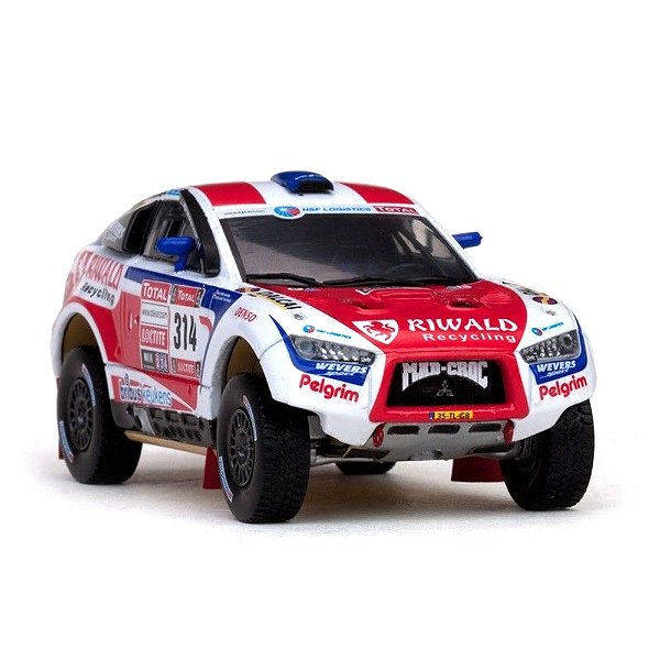 Miniatura Rally Mitsubishi #314 T.BRINKE 2012 1/43 Vitesse