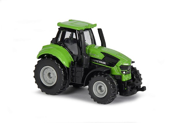 Miniatura 1/64 Majorette Trator Deutz Fahr Com Trailer