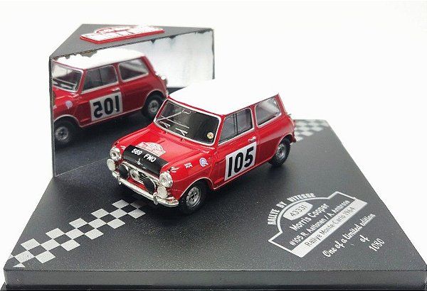Miniatura Morris Cooper #105 R.AALTONEN 1964 1/43 Vitesse