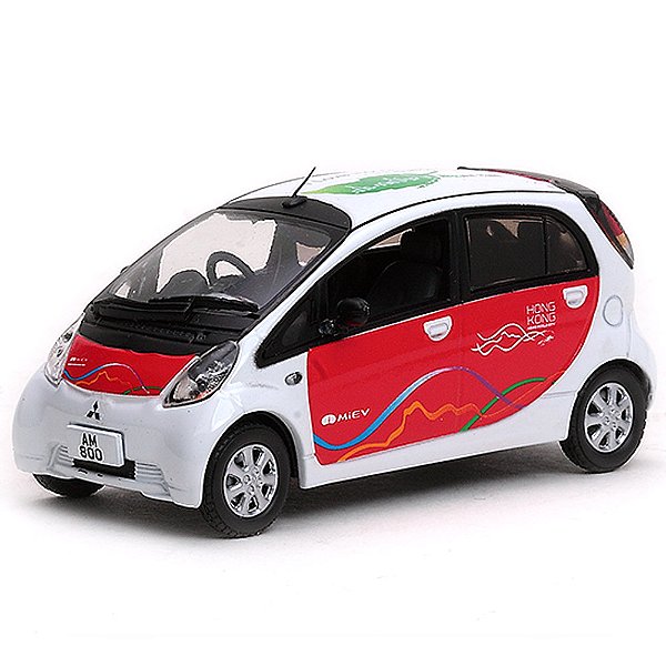 Miniatura Mitsubishi i-MiEV Hong Kong Electric 1/43 Vitesse Branco