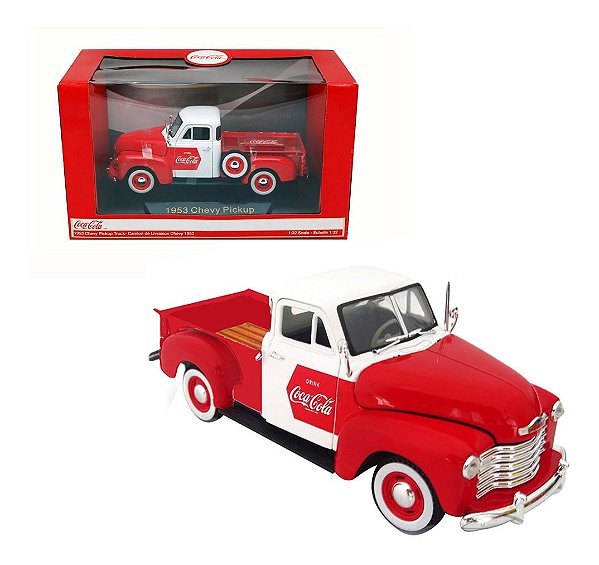 Miniatura Chevrolet Pickup 1953 Coca-Cola 1/32 Motor City Classics