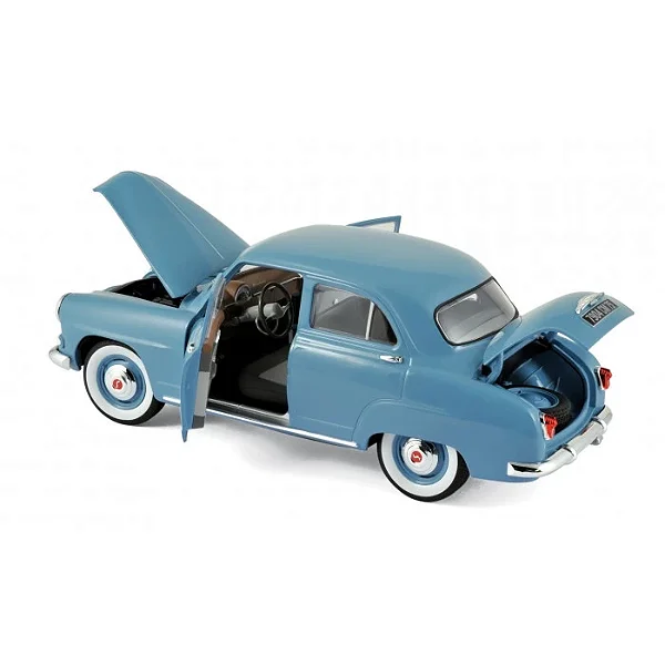 Miniatura Norev Simca Aronde 1954 Escala 1/18 Azul Luminoso