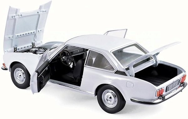Miniatura Peugeot 504 Coupé 1969 Branco Arosa 1/18 Norev