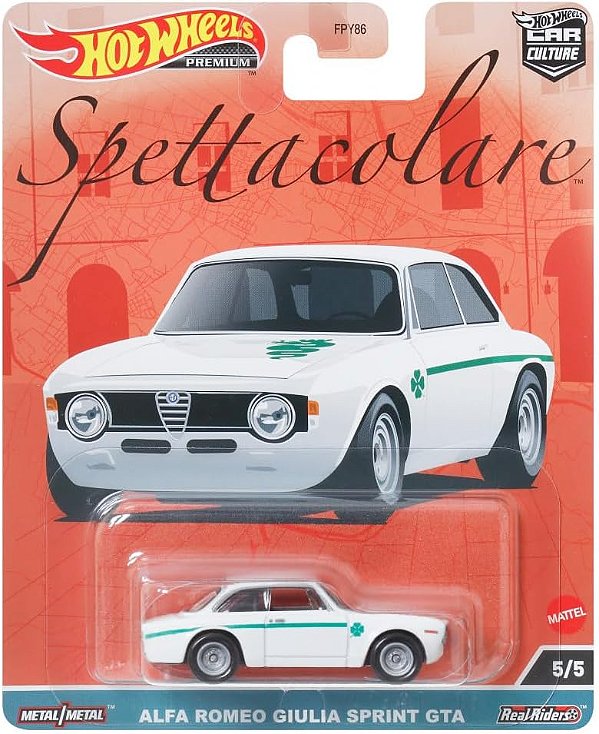 Hot Wheels Premium 5/5 Alfa Romeo Giulia Sprint GTA