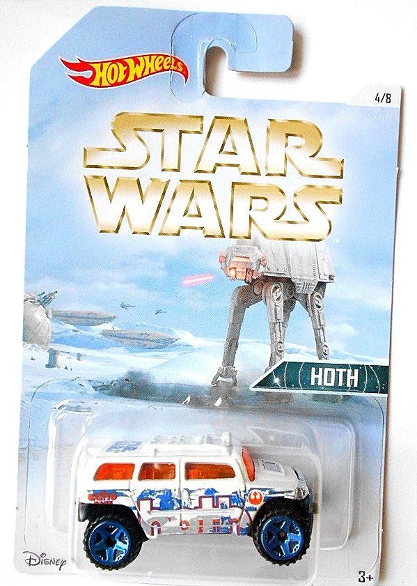 Miniatura Hot Wheels Hummer Star Wars Hoth 1/65