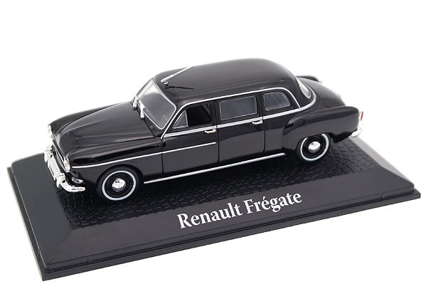 Miniatura Renault Frégate 1959 Visite Eisenhower 1/43 Minichamps Preto