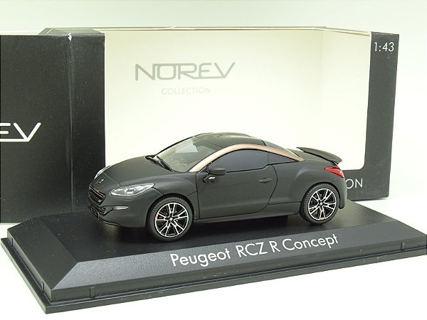 Miniatura Peugeot RCZ R Concept Frankfurt 2013 1/43 Norev Edição de Salão