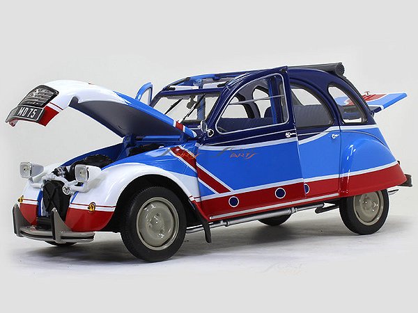 Miniatura Citroën 2CV 6 1976 Azul Blasket 1/18 Norev