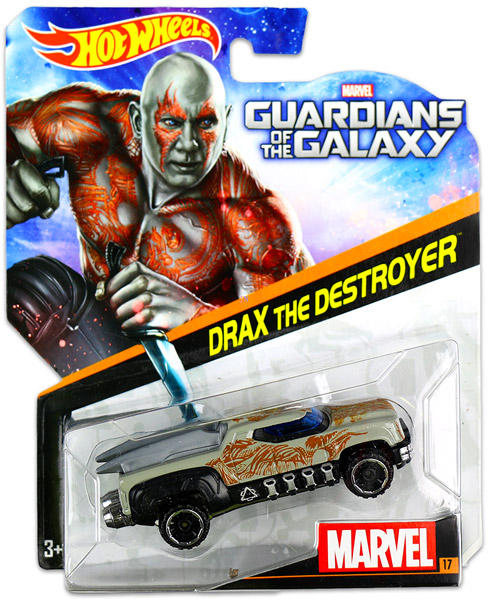 Miniatura Hot Wheels Marvel Guardians of the Galaxy Drax the Destroyer BDM71