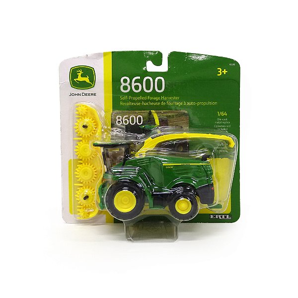 Miniatura Trator Forrageira John Deere 8600 1/64 Ertl Tomy